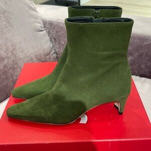 STAUD Wally Olive Ankle Boot